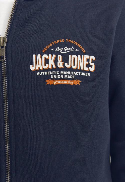Actual product image Jack & Jones JJELOGO SWEAT ZIP HOOD 2C 24/25 NOOS JNR (128)