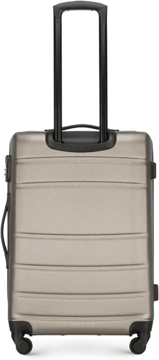 Immagine prodotto Wittchen Globe Line Modern, Champagne (98 l, Bagaglio a mano (fino a 50 litri), M (50 - 90l), L (90 - 115l))