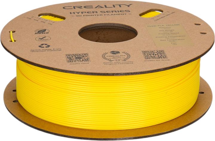 Image du produit Creality Hyper PLA - 1,75mm - 1kg (PLA, 1.75 mm, 1000 g, Jaune)