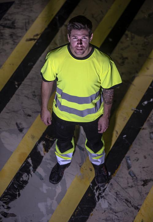 Actual product image Projob 6009 T-Shirt En Iso 20471 Class