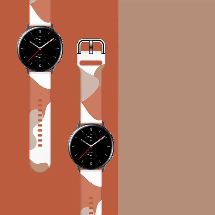 Productafbeelding Hurtel Riem Moro Band voor Samsung Galaxy Watch 46mm Silicone Strap Armband Horloge Patroon 5 (Silicone)