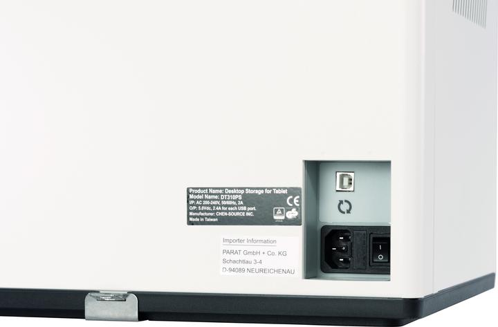 Produktbild Parat Paraproject CUBE U10 für 10 Tablets Charge&Sync EU-Version ink USB-C Kabel - komp. mit Geräten di...