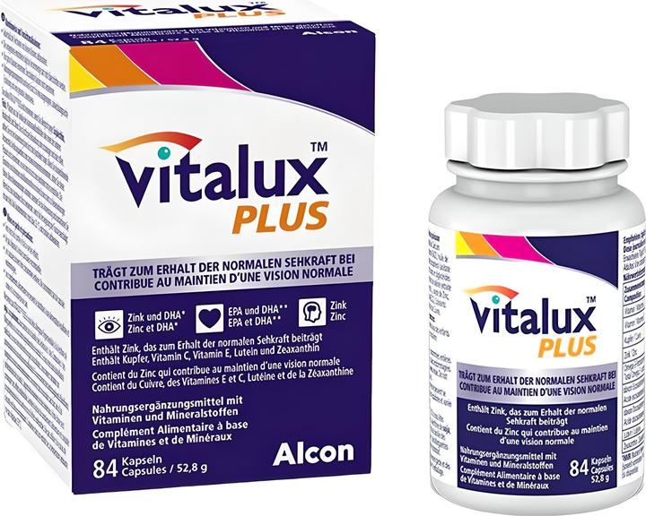Produktbild Vitalux Plus Kaps (84 Stück, Kapseln, 98 g)