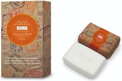 Actual product image Alviero Martini Albiero Martini 2023 Alviero M. U Set Roma Tris Natural Fragrant Soap 150 Grams (Liquid soap)