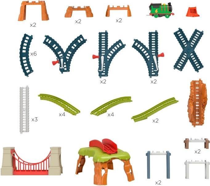 Actual product image Fisher-Price Fisher Price Tomek i Przyjaciele Piotruś Zestaw torów 6 w 1 HHN26