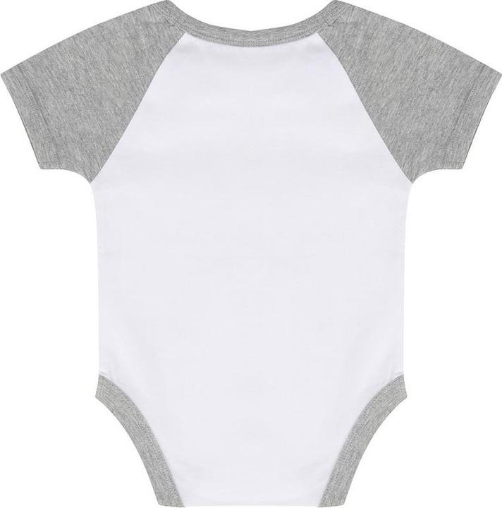 Actual product image Larkwood Baby Essential Short-Sleeved Baseball Bodysuit (86)