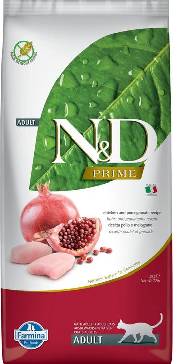 Produktbild Farmina Prime Feline Adult Huhn & Granatapfel (10kg) (Adult, 1 Stk., 10000 g)