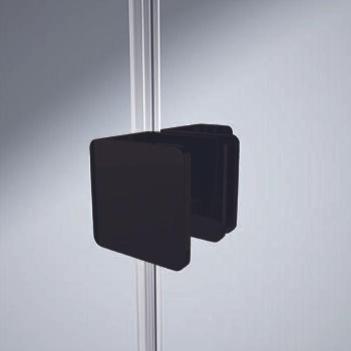 Produktbild Hüppe Xtensa pure Walk-In Gleittür 1teilig, mit festem Segment, Breite:180cm, Anschlag links, Quer (211 cm, 108 cm, 22 cm)