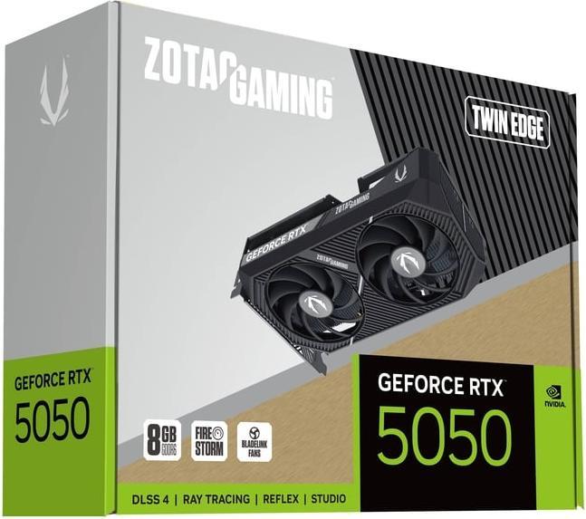Immagine prodotto Zotac GAMING GeForce RTX 5050 Twin Edge, 8192 MB GDDR6 (8 GB)