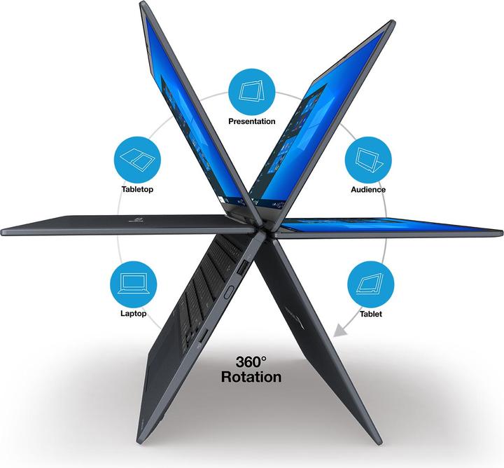 Produktbild Dynabook Portégé X30W-J-11N - Flip-Design - Core i7 1165G7 / 2.8 GHz - Win 10 Pro 64-Bit (13.30", Intel Core i7-1165G7, 16 GB, 512 GB)