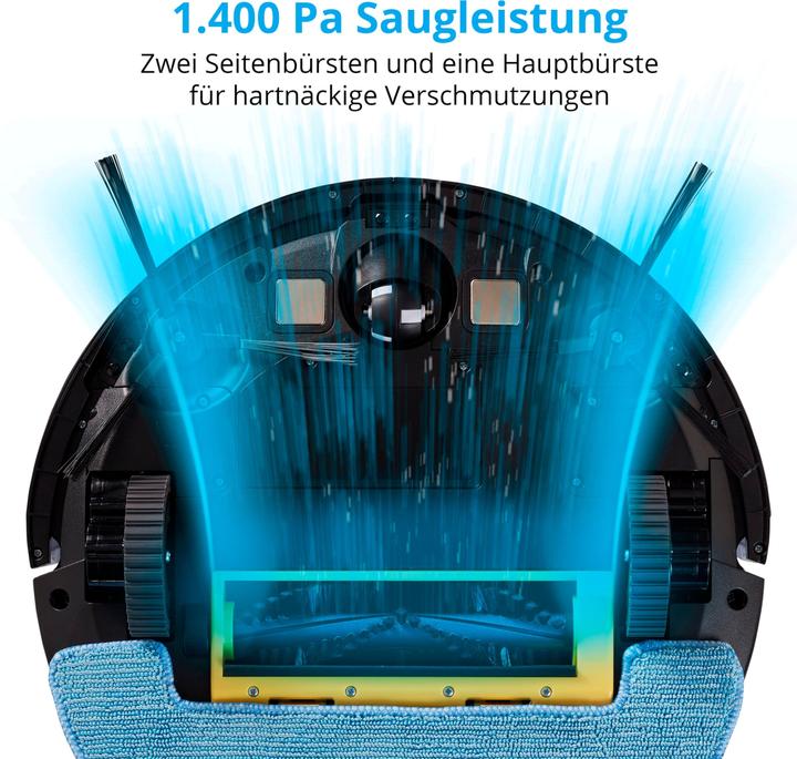 Produktbild Medion S15 SW Robot vacuum cleaner (50070905) (Saugroboter)