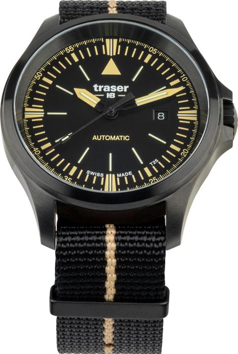 Traser 110755 P67 Officer Automatik Herrenuhr 45mm 10ATM (Swiss Made, 45 mm)