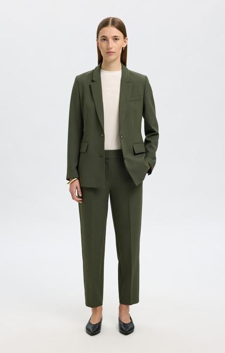 Actual product image Selected Femme Slfrita-Ria Mw Crop Pant Mel Noos (42)