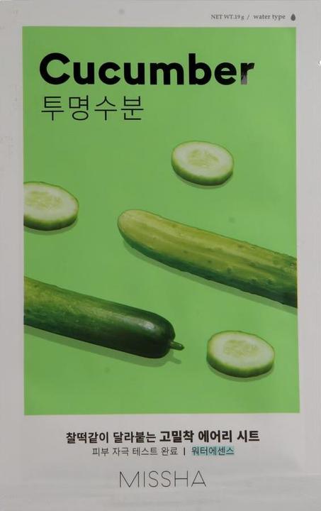 Actual product image Missha Air Fit Sheet Mask Cucumber 19g (19 ml)