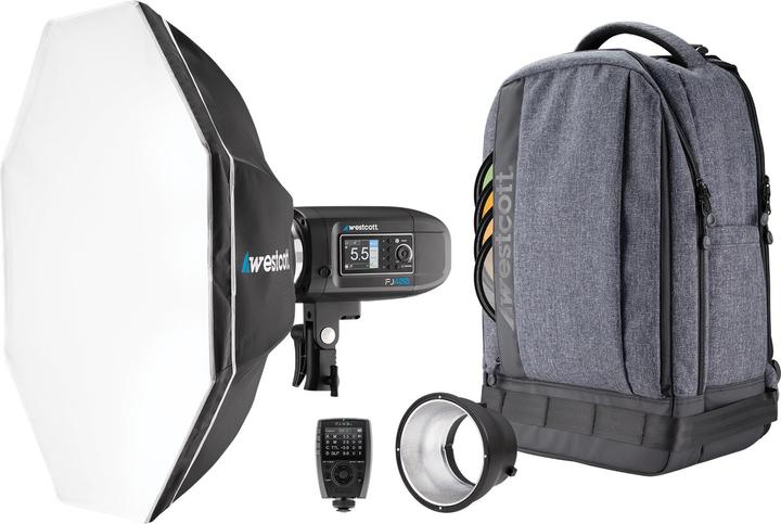 Image du produit Westcott FJ400 Strobe 1-Light Backpack Kit with FJ-X2m and Octa-S (400 W, Set)