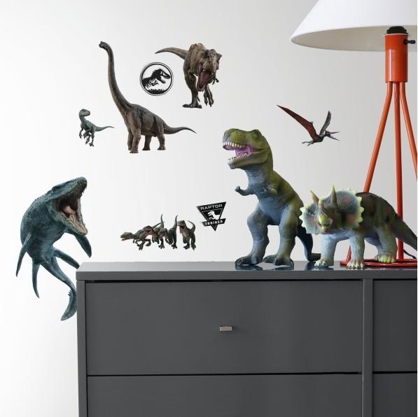 Image du produit Roommates Jurassic World Fallen Kingdom Peel And Stick Wall Decals
