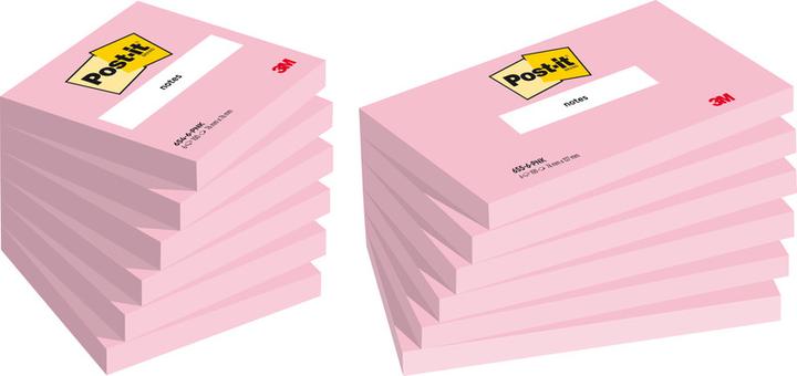 Image du produit Post-it Notes adhésives pastell (76 x 76 mm)