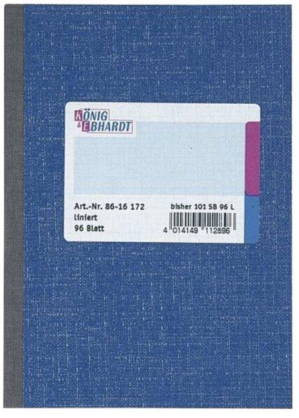 Produktbild König & Ebhardt Kladde Papierformat: DIN A6 Ausführung der Lineatur: liniert (96 x)