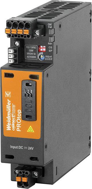Image du produit Weidmüller PRO TOPDC 24V/24V 5A Alimentation en courant continu 2627650000