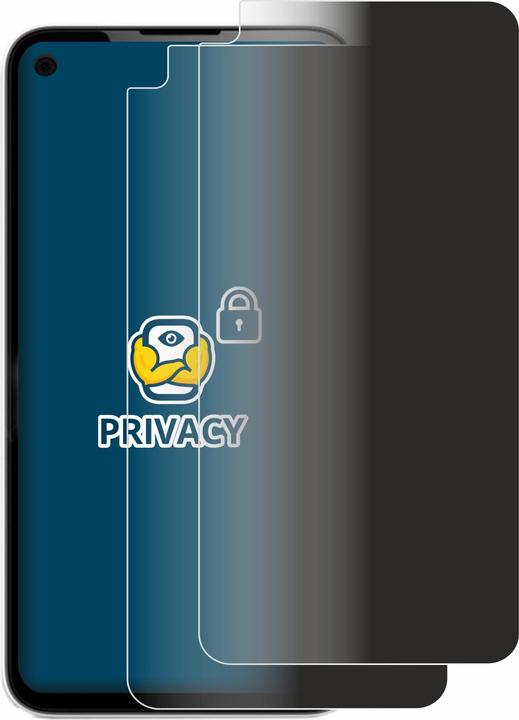 Actual product image BROTECT Anti-spy privacy film Blue light protection film (2 Piece, Google Pixel 4a)