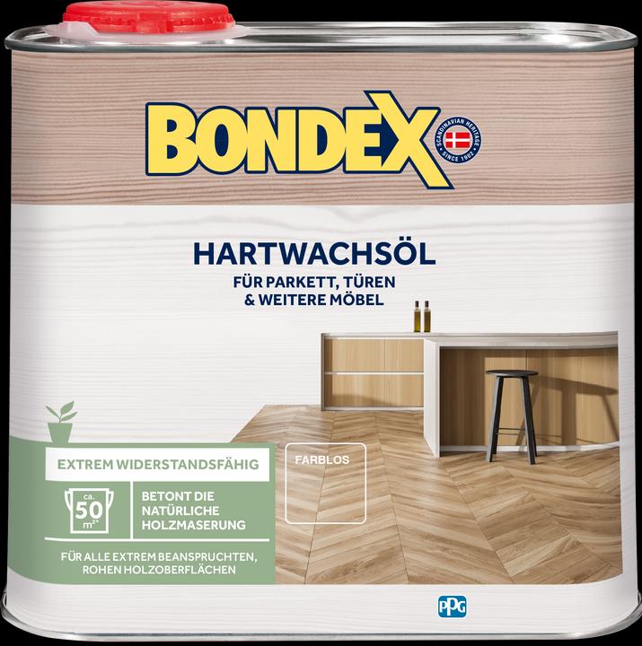 Produktbild Bondex Hartwachs Öl (Farblos, 2.50 l)