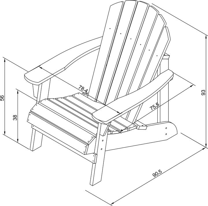 Actual product image Axi Carmen Adirondack