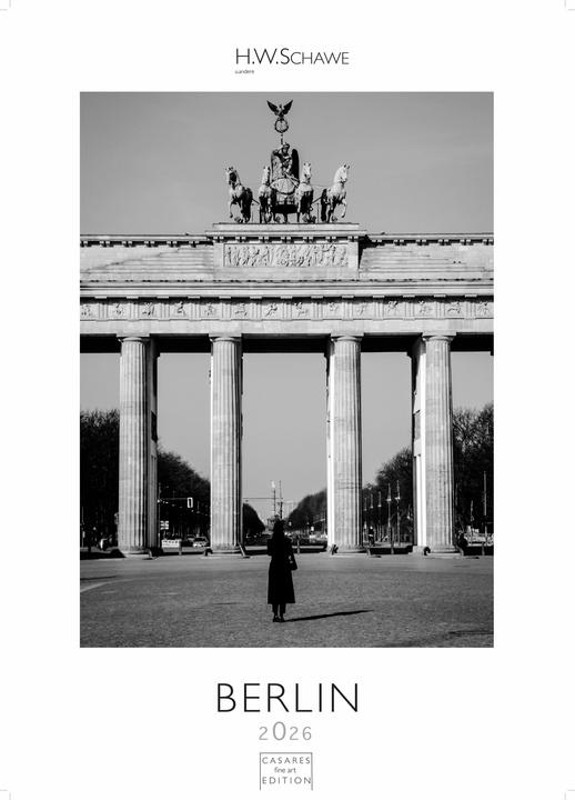 Produktbild Berlin schwarz-weiss 2026 S 29x21cm (Deutsch)