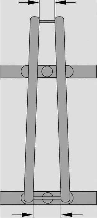Actual product image Wsm Bicycle hanger parker 1-sided 90 ° galvanised Number of wheel bases 3 to screw on