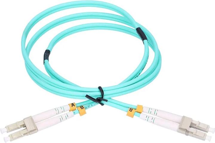 Produktbild Extralink LC/UPC-LC/UPC | Patchcord | Wielomodowy, OM3, Duplex, 3mm, 2m (S/UTP, CAT6e, 2 m)