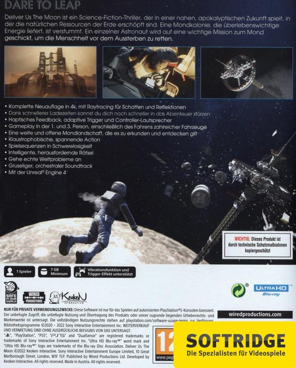 Produktbild Keoken Interactive Deliver Us The Moon (PS5, DE)
