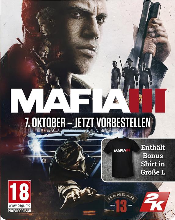 2K Games Mafia 3 + exclusive T-shirt (L)