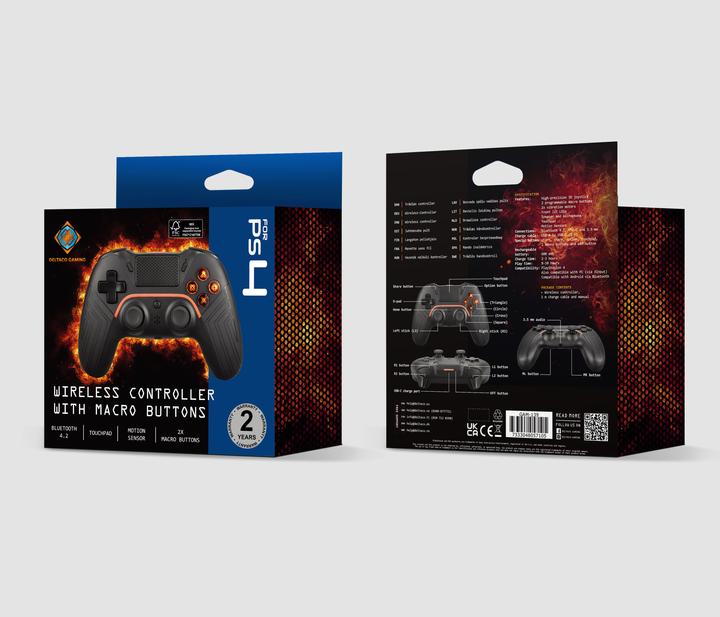 Actual product image Deltaco Gaming Wireless PS4 & PC Controller (PS4, PC, Android)