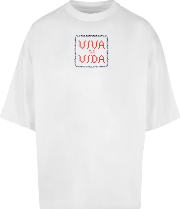 Actual product image Merchcode Frida Kahlo - Pixels viva la vida Huge Tee - 117215 (M)