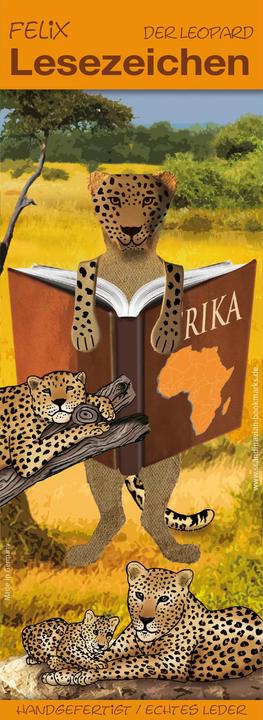 Scandinavian Bookmarks Lesezeichen Leopard