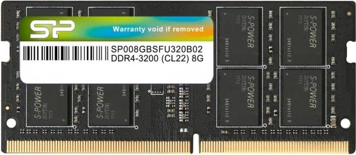 Actual product image Silicon Power DDR4 module (1 x 8GB, 3200 MHz, DDR4-RAM, SO-DIMM)