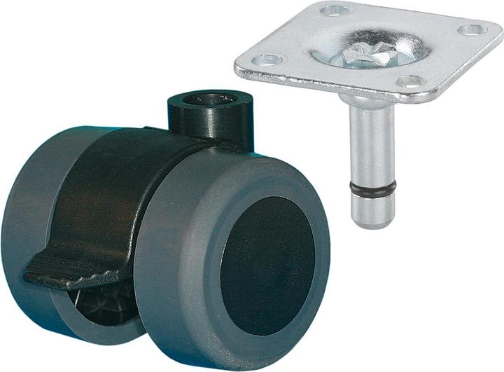 Dörner + Helmer 761335 Parkett-Containerrolle 35mm, Platte, 38x38mm, TrKr 70kg