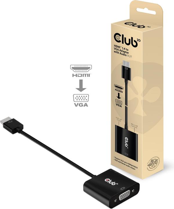 Actual product image Club 3D CAC-1302 (VGA, 24 cm)