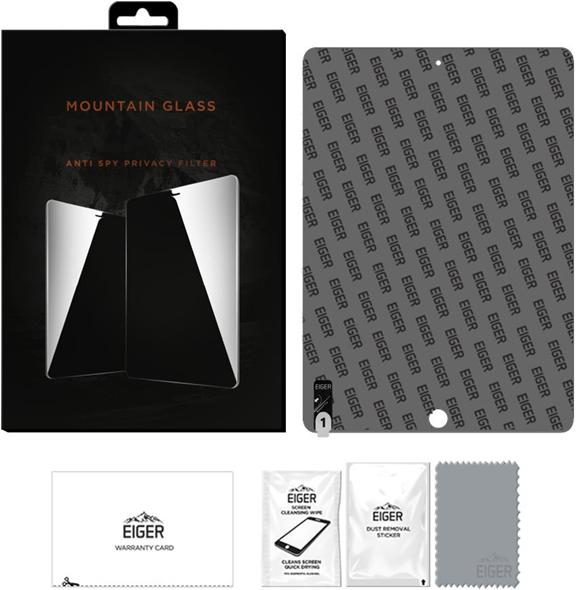 Actual product image Eiger Mountain Glass Black Tablet (1 Piece, IPad 9.7 (2017))