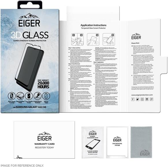 Produktbild Eiger Mountain Glass Clear Edge (1 Stück, Samsung Galaxy A22 5G)