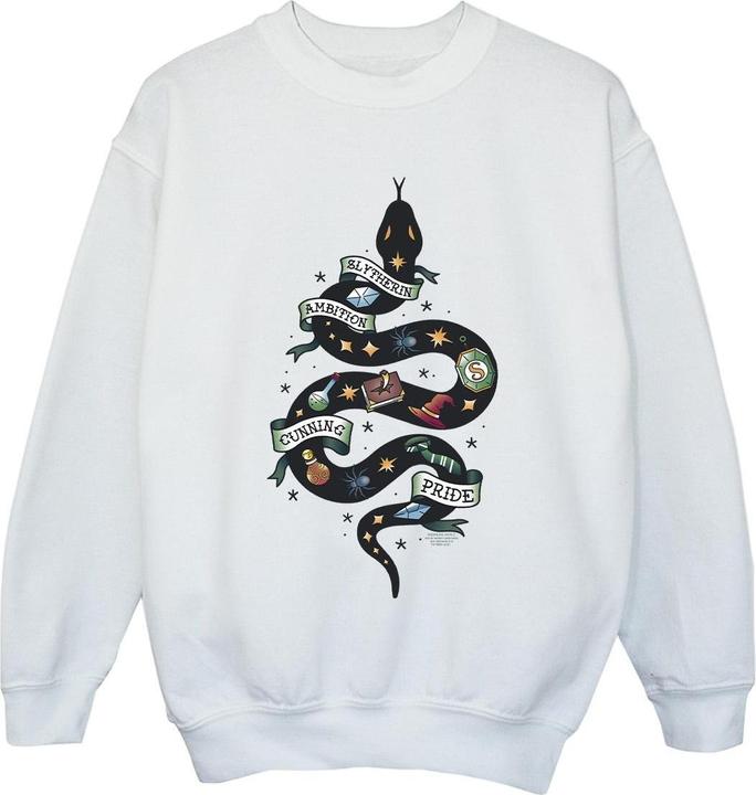 Slytherin Sketch Sweatshirt Mädchen