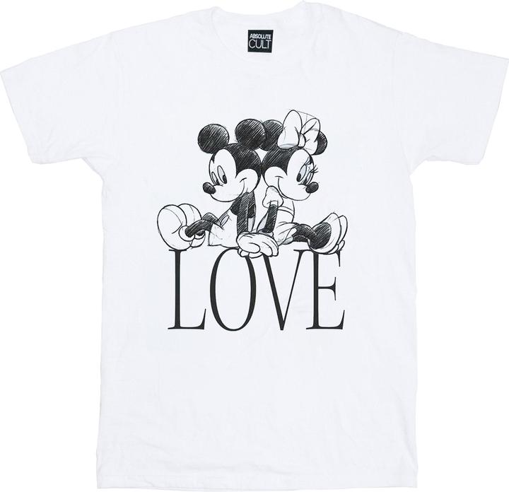 Disney Mickey And Minnie Mouse Love TShirt (L)