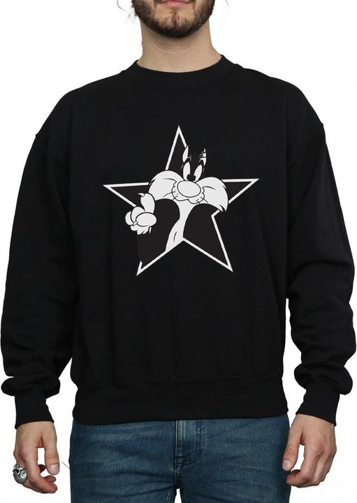 Looney Tunes Sylvester Mono Star Sweatshirt (L)