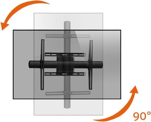 Actual product image Vogels PFW6858 (Universal, 65", 72 kg)