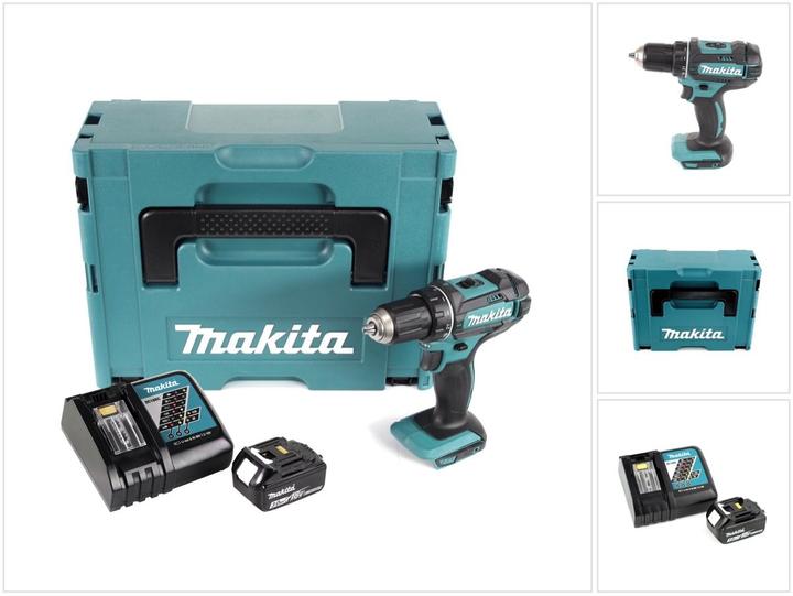 Produktbild Makita DDF 482 RF1J Akku Bohrschrauber 18V 62Nm im Makpac + 1x 3,0 Ah Akku + Ladegerät (Akkubetrieb)