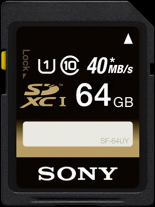 Actual product image Sony 64GB SD Card, UHS-I (64 GB, SDXC, U1, UHS-I)