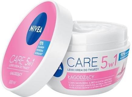 Produktbild NIVEA Care 3In1 Soothing Light Face Cream 100Ml (100 ml, 24h Creme)