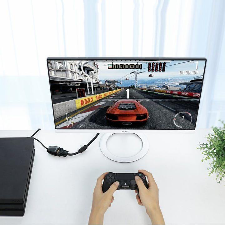 Image du produit Ugreen MM105 Adaptateur HDMI vers VGA, No Audio (Noir) (HDMI, 3 cm)