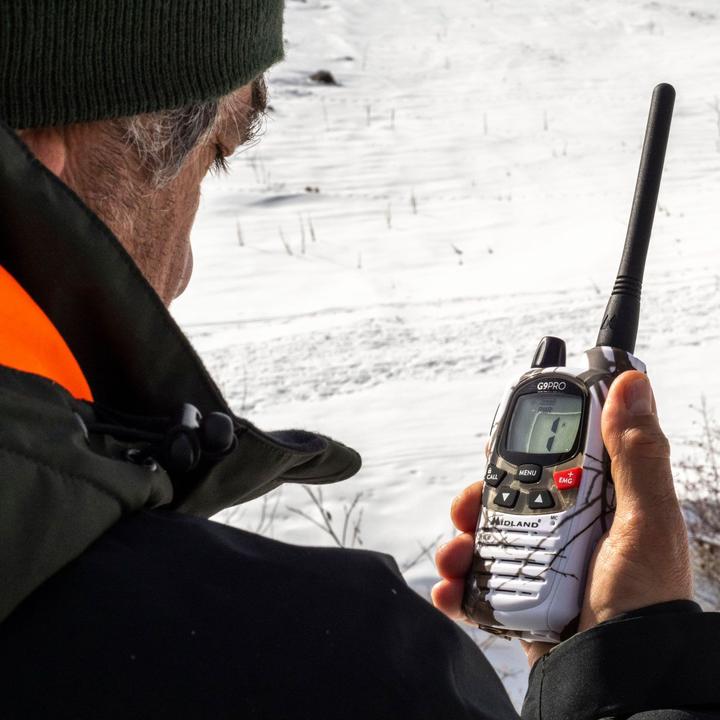 Actual product image Midland G9 Pro Walkie Talkie White Version