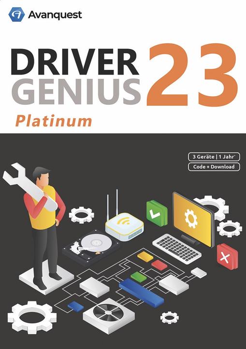 Produktbild Avanquest Driver Genius 23 Professional (3 User, 12 Monate)
