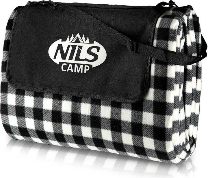 Productafbeelding Nils CAMP picknickkleed NC2310 zwart-wit 300 x 200 cm